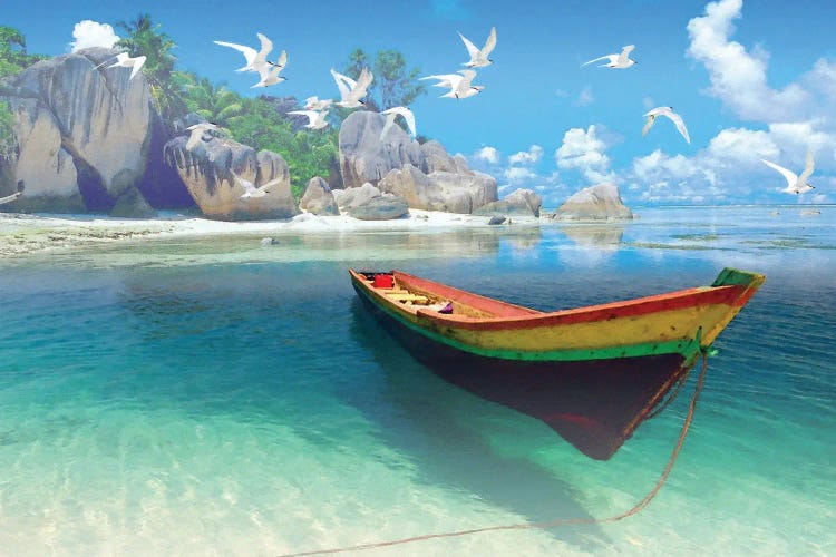 Tropical Shangrila I by Steve Hunziker wall art