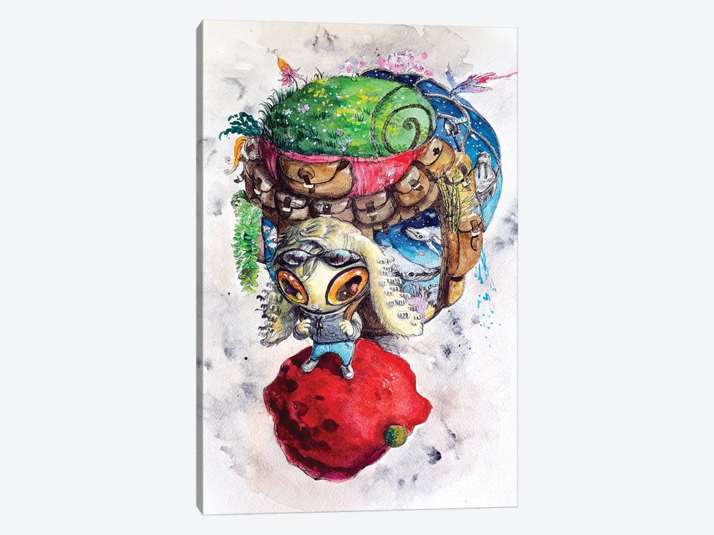 Backpacker by Zoya Koinash 1-piece Canvas Art Print