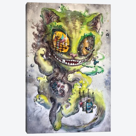 Cheshire Cat Canvas Print #ZKN6} by Zoya Koinash Canvas Wall Art