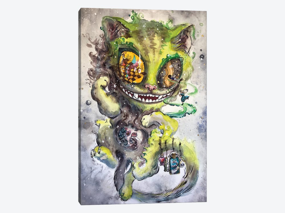 Cheshire Cat by Zoya Koinash 1-piece Canvas Art Print