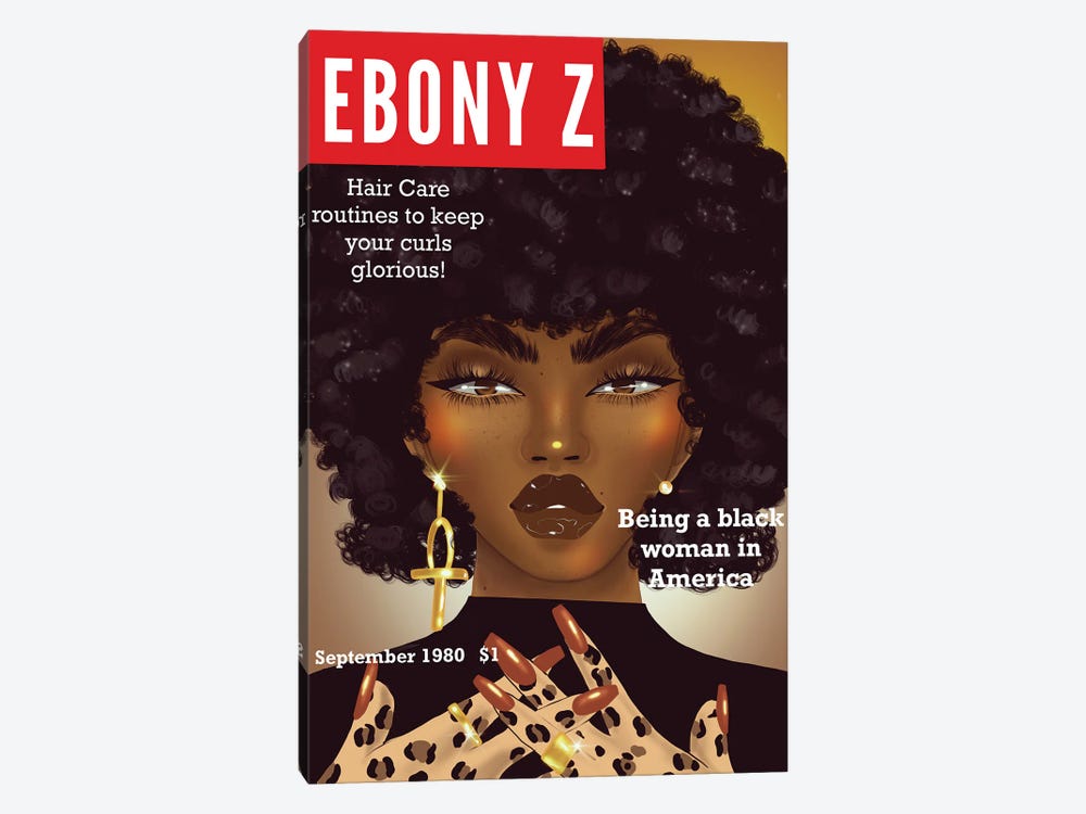 Ebony Z by Zola Arts 1-piece Art Print