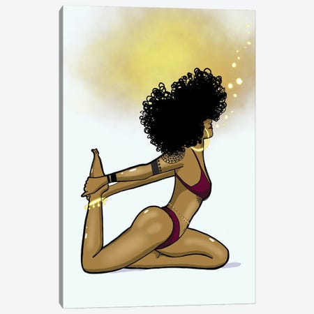 Yoga Magic Canvas Print #ZLA21} by Zola Arts Canvas Print