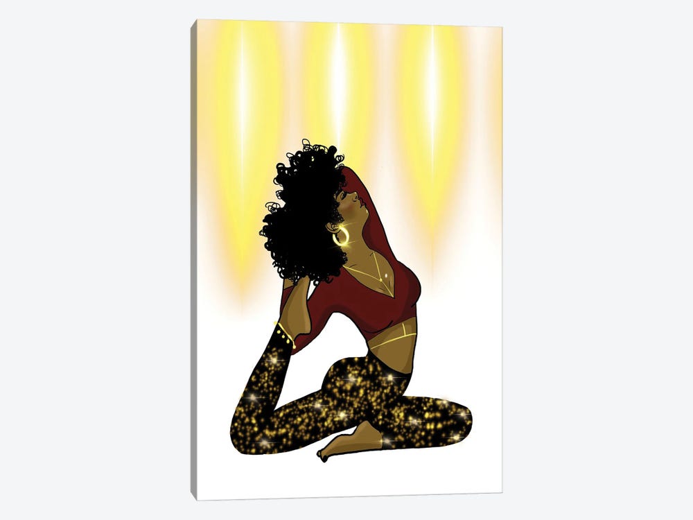 Yoga and Sparkle by Zola Arts 1-piece Canvas Artwork