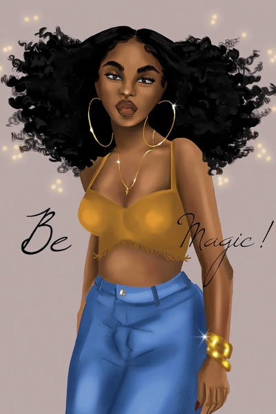 Women's Tops: Be Magic by Zola Arts