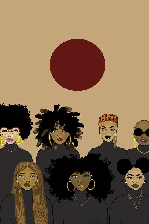 Le' Sisterhood by Zola Arts wall art