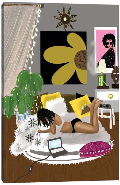 Sunday Morning Chill Canvas Art Print - Vicarious Glimpses