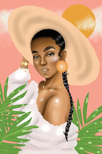 Women's Tops: Cassandra in Pink Skies by Zola Arts