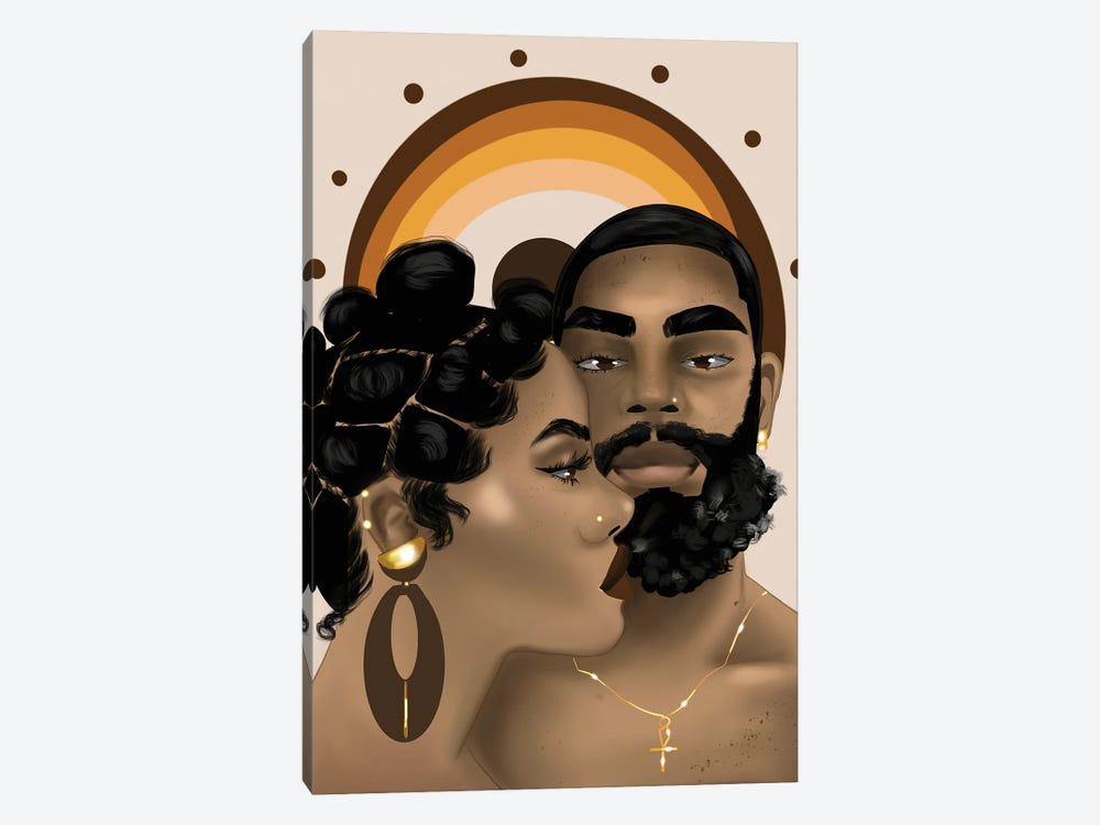 Charles and Shay 1-piece Canvas Art