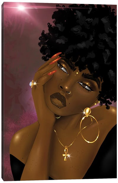 Lanisha Canvas Art Print - #BlackGirlMagic