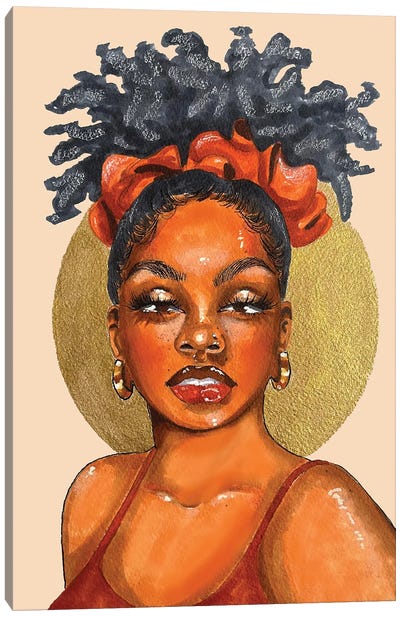 Janera's Scrunchie Canvas Art Print - Zola Arts