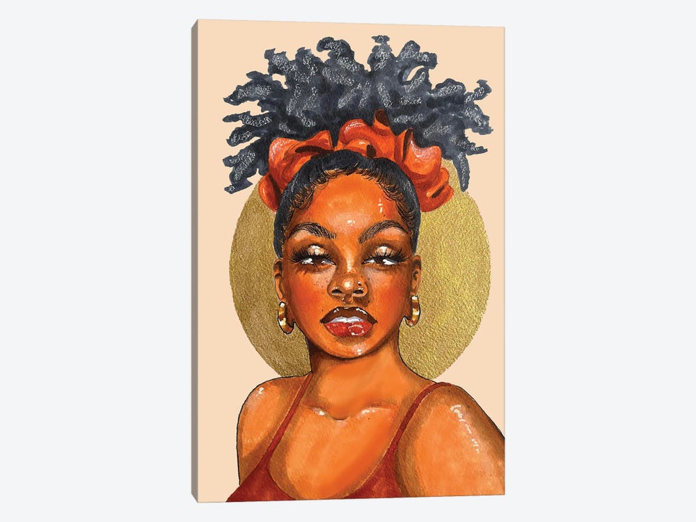 Janera's Scrunchie by Zola Arts 1-piece Canvas Art Print
