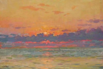 Quiet Sunset by Serguei Zlenko framed wall art