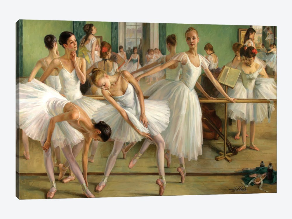 The Dance Class 1874-2013 by Serguei Zlenko 1-piece Canvas Artwork