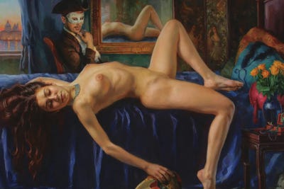 The Emerald Neckless by Serguei Zlenko framed wall art