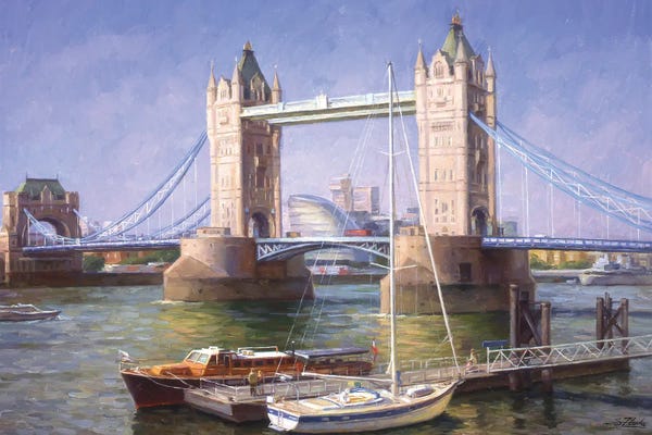 Serguei Zlenko: Tower Bridge. London by Serguei Zlenko