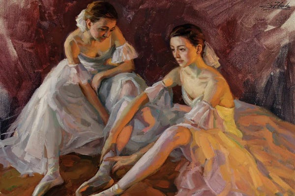 Ballet: Two Dancers by Serguei Zlenko