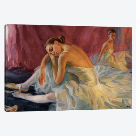 Relaxing Dancers Canvas Print #ZLN25} by Serguei Zlenko Art Print