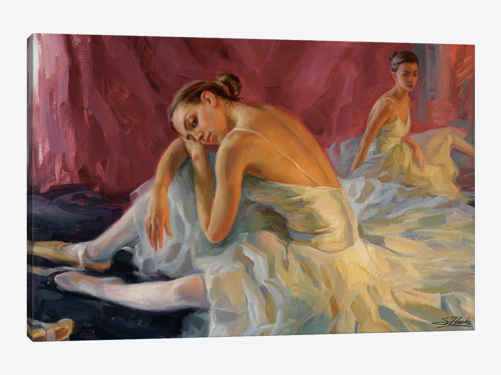 Relaxing Dancers by Serguei Zlenko 1-piece Art Print
