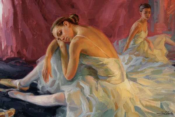 Ballet: Relaxing Dancers by Serguei Zlenko