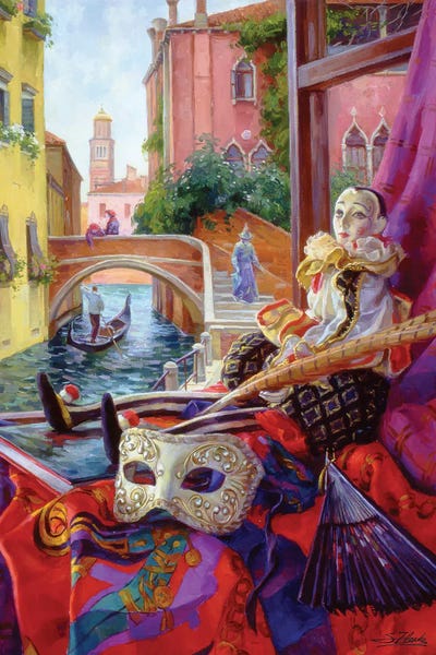 Canoes: Venecian Window by Serguei Zlenko