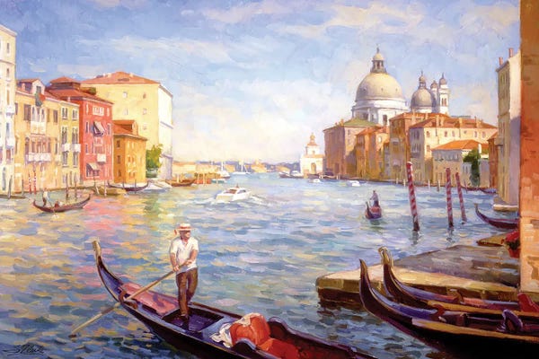 Canoes: View On Della Salute by Serguei Zlenko