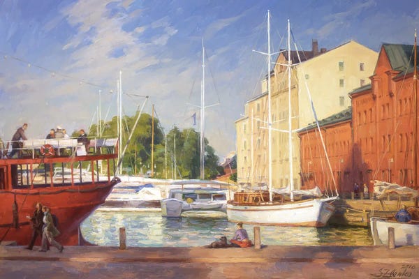 Harbors: City Summer by Serguei Zlenko