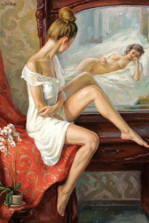 White Orchid by Serguei Zlenko wall art