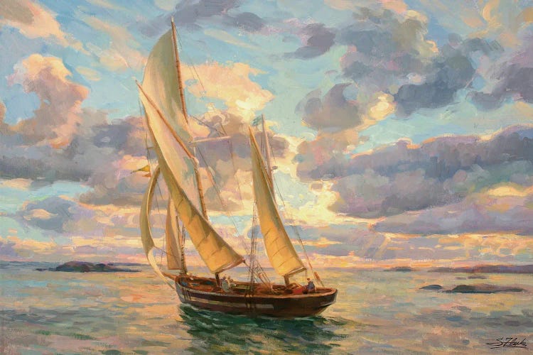 Morning Regatta by Serguei Zlenko wall art