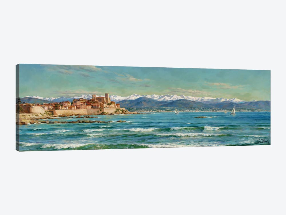 Antibes South Of France by Serguei Zlenko 1-piece Canvas Art Print