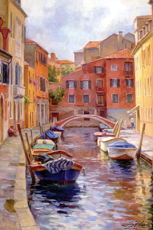 Venice, Dosoduro Early Morning by Serguei Zlenko wall art