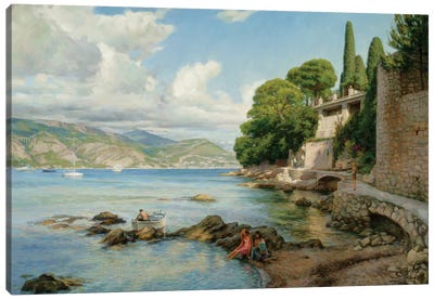 Cap-Ferrat, French Riviera Canvas Art Print - Serguei Zlenko