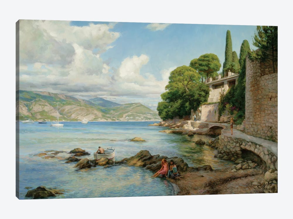 Cap-Ferrat, French Riviera by Serguei Zlenko 1-piece Canvas Artwork