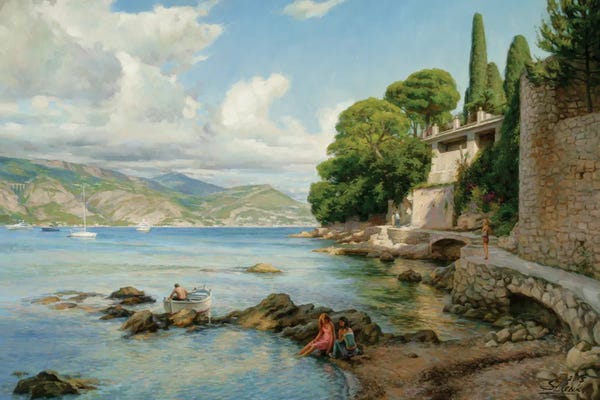 Serguei Zlenko: Cap-Ferrat, French Riviera by Serguei Zlenko