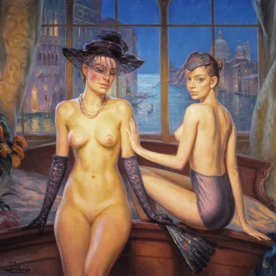 Carnival Night by Serguei Zlenko framed wall art