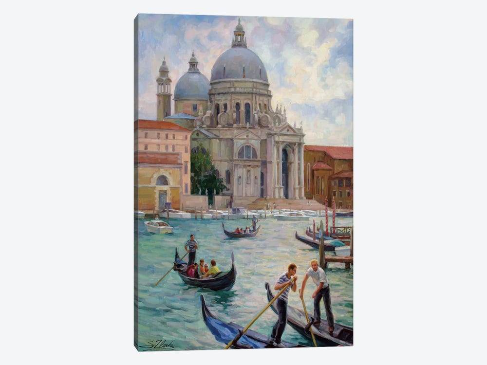 La Salute, Grand Canal Venice by Serguei Zlenko 1-piece Canvas Wall Art