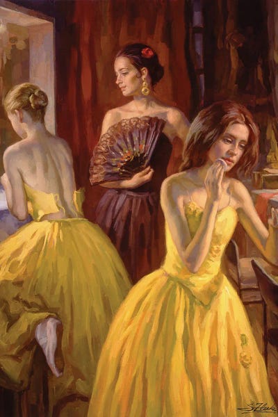 Serguei Zlenko: In The Dressing Room by Serguei Zlenko