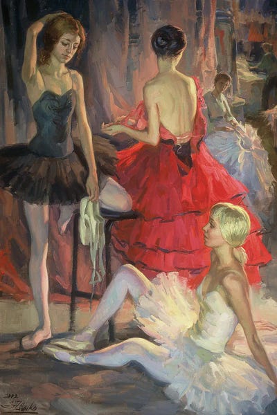 Ballet: Ballet Dress Fitting by Serguei Zlenko