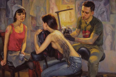 City Of Angels by Serguei Zlenko framed wall art