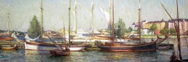 Harbors: Evening Light by Serguei Zlenko