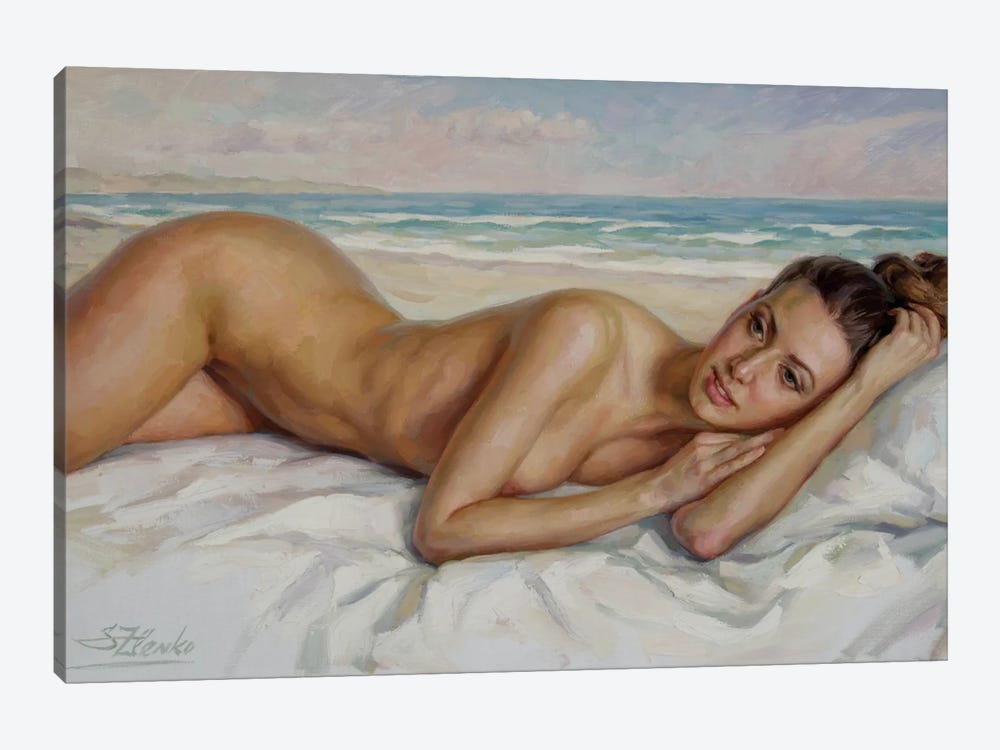 On The Beach by Serguei Zlenko 1-piece Canvas Art Print