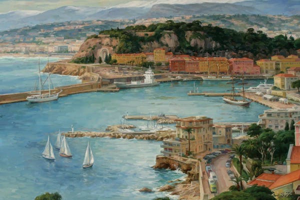 Harbors: Port Of Nice by Serguei Zlenko