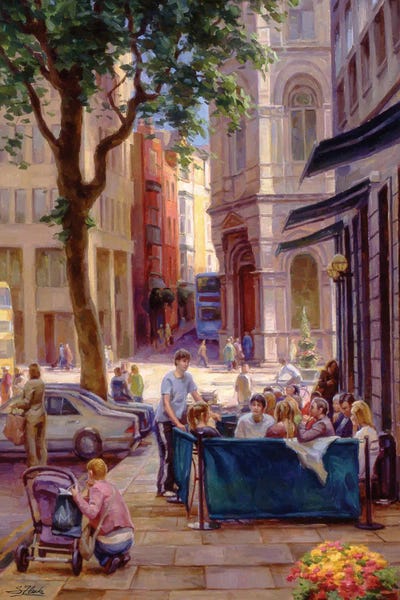 Coffee Time by Serguei Zlenko canvas print