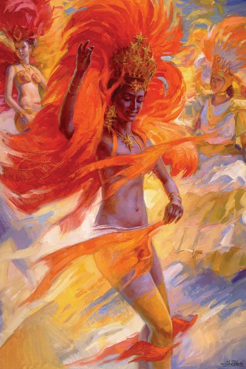 Samba Carnival by Serguei Zlenko wall art