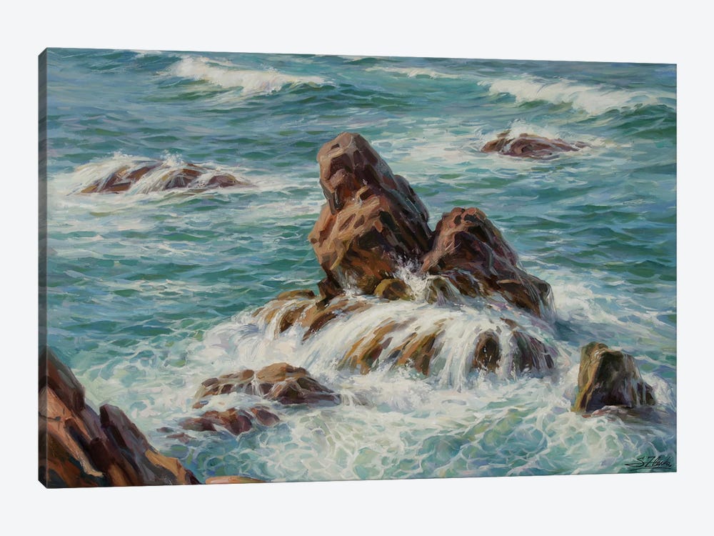 Sea Symphony III by Serguei Zlenko 1-piece Canvas Art Print