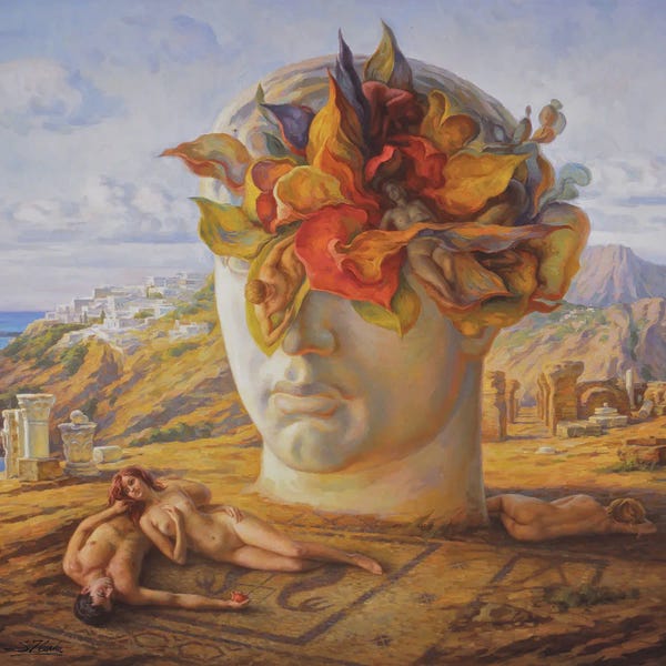 Modern Muses & Statues: Midday Mirage by Serguei Zlenko