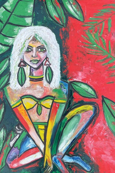 Zulu Art: Tribal Woman by Zulu Art