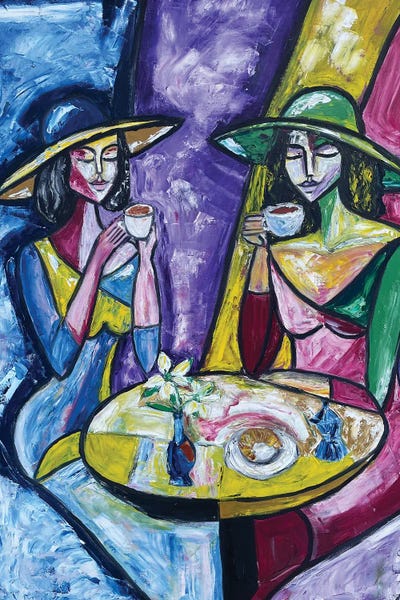 Celery - Canvas Prints: Caffee by Zulu Art