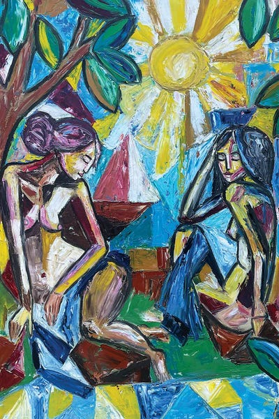 Canvas Print: Sunbathing by Zulu Art - thumbnail