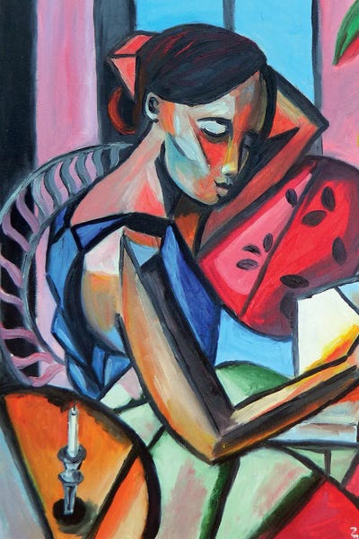 Cubism: Afternoon Poem by Zulu Art