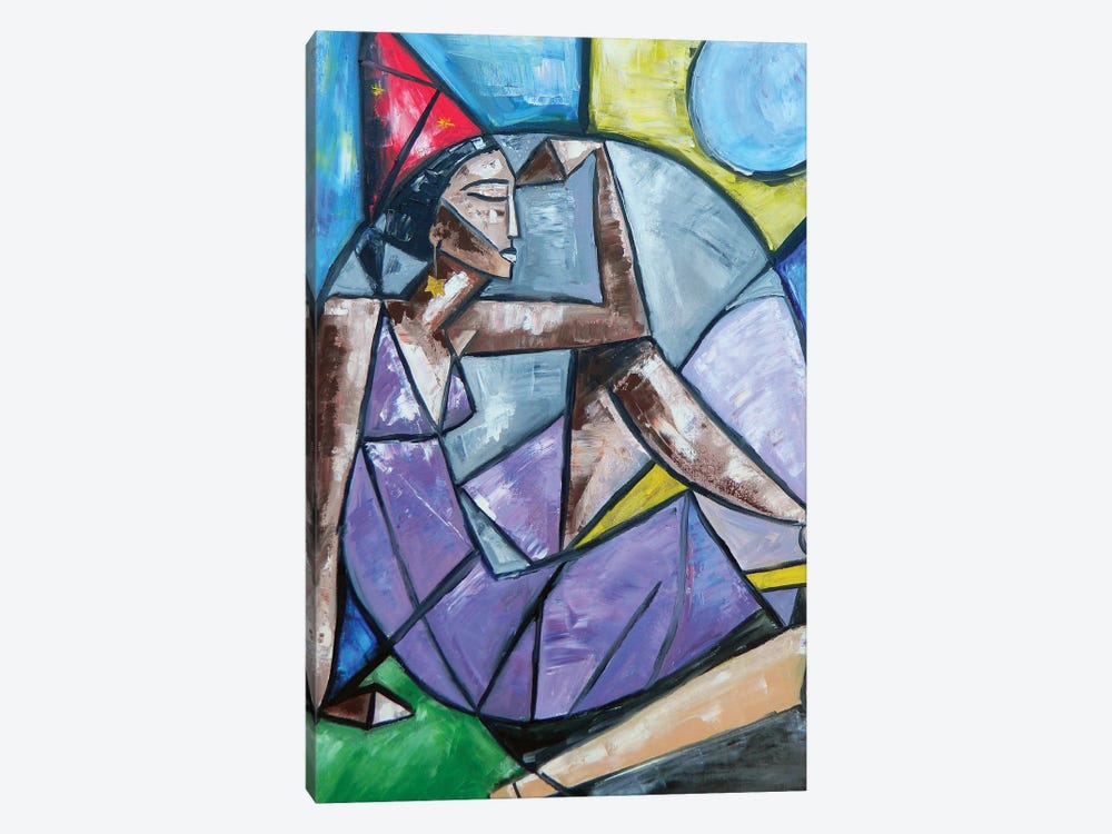 Stellar Woman by Zulu Art 1-piece Canvas Wall Art